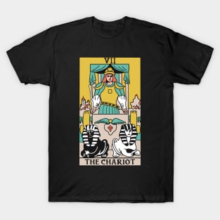 The Chariot Tarot Card - Witchy Magic T-Shirt